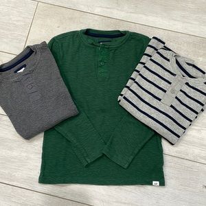 Boys GAP Two Button Thermal Shirts